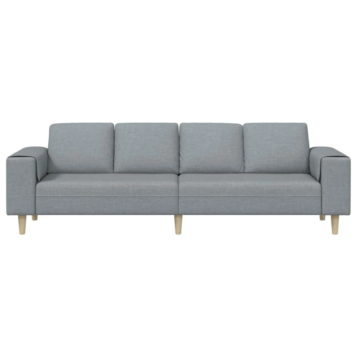 Premium Sofa Set Three Seater Light Grey With Breathable Fabric For Modern Living Rooms And Stylish Decor by vidaXL