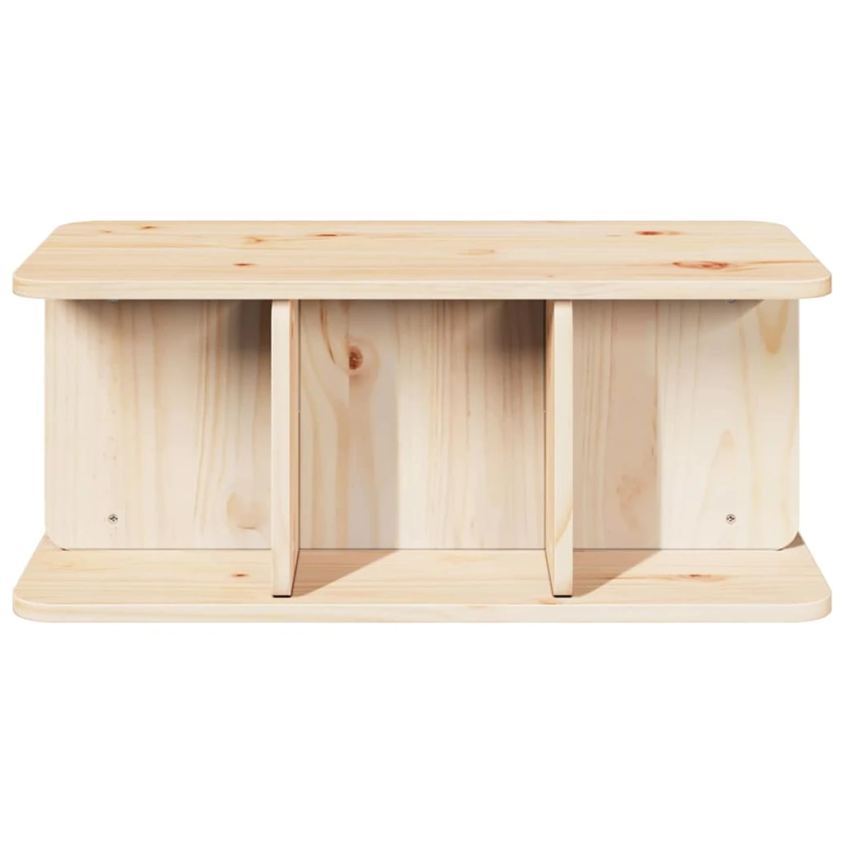 VidaXL Coffee Table 80x39.5x33.5 cm Solid Pine Living Room by vidaXL