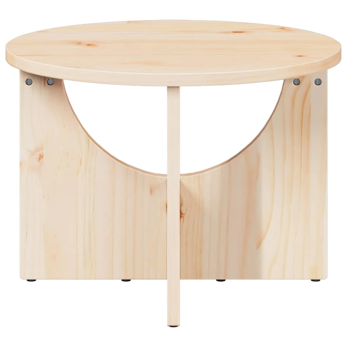 VidaXL Coffee Table 50 x 50 x 35 cm Solid Pine Living Room by vidaXL