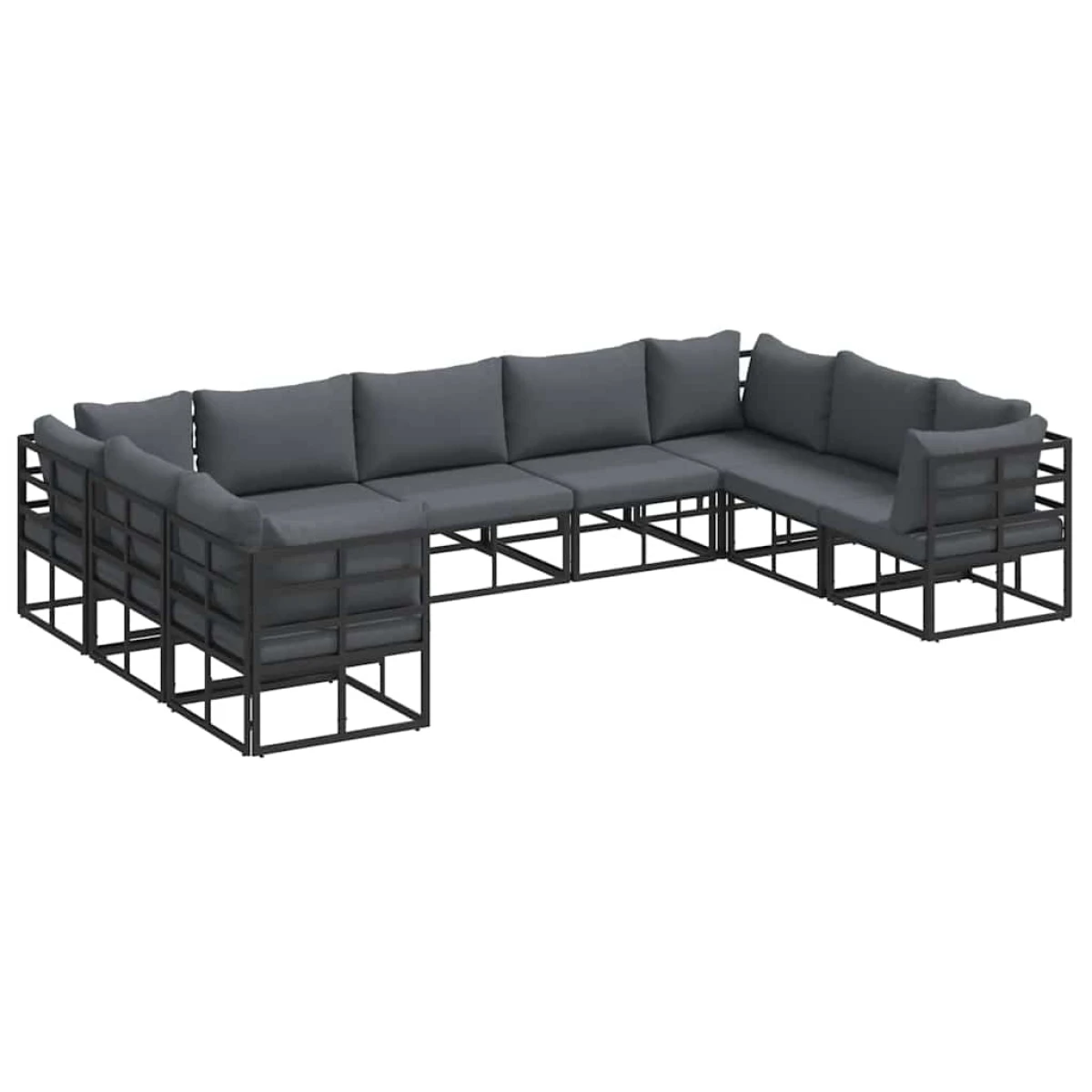vidaXL Premium Outdoor Sofa Set 9pc Weatherproof Patio - Garden Sofa Sets