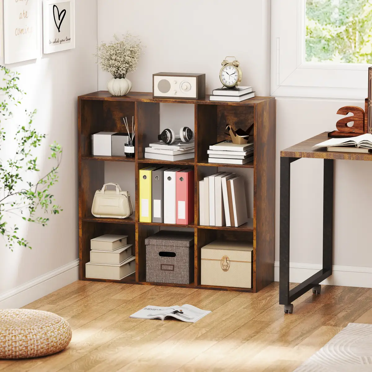 HOMCOM HOMCOM Storage Cupboard Bookcase Bookshelf Home Office - Bookcase