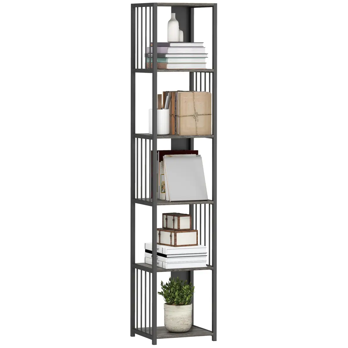 HOMCOM HOMCOM Bookshelf, Freestanding Display Storage Unit - Display Cabinet