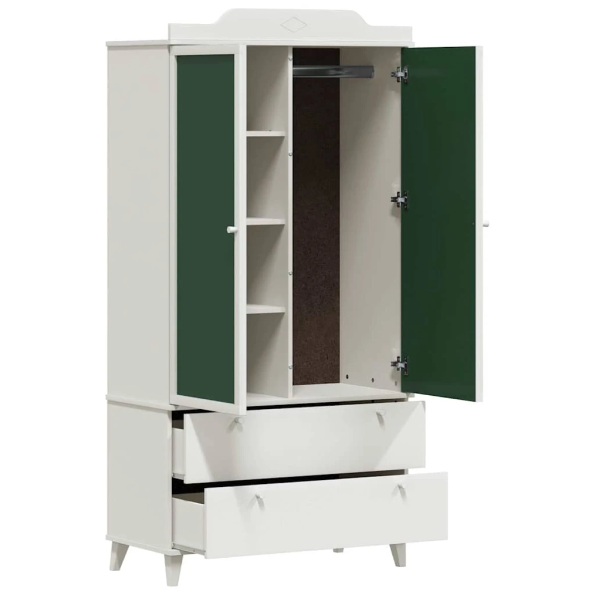 vidaXL Chalkboard Wardrobe Drawer Kids by vidaXL