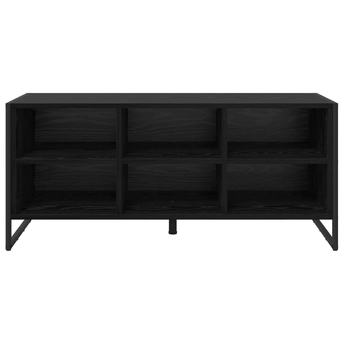VidaXL Shoe Cabinet 100 x 35 x 44 cm Industrial Black Oak Engineered Wood Indoor Use by vidaXL