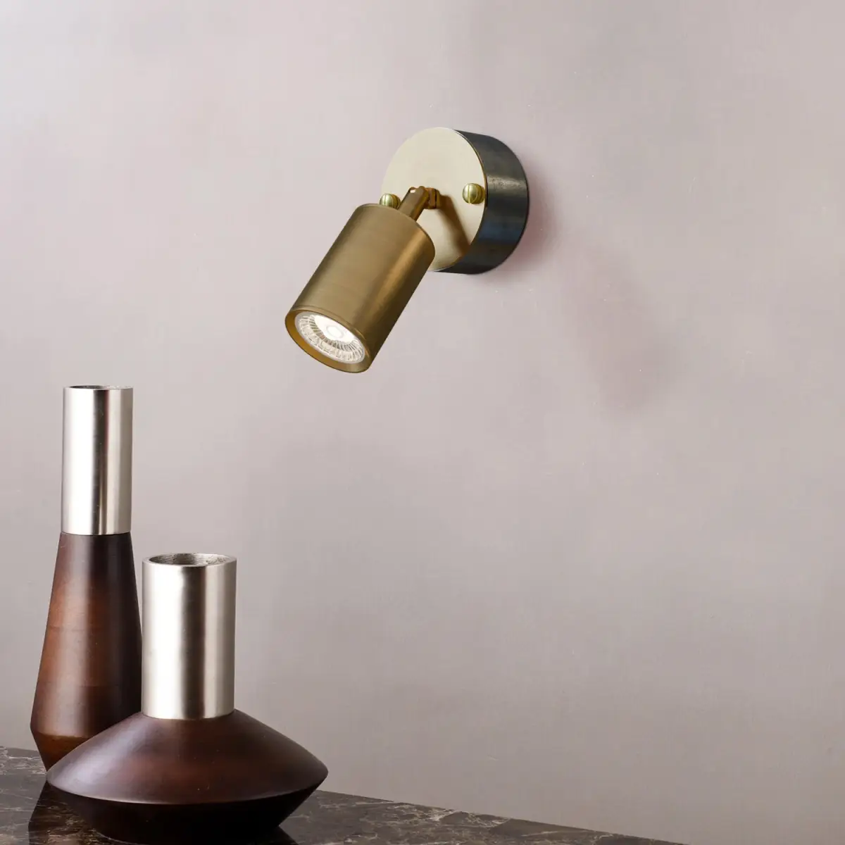 LEDSone Rotatable Metal Wall Spotlight GU10 Conduit Light Fixture ~ 5642 - Spotlight