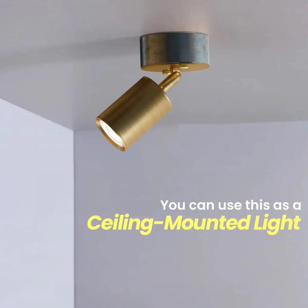 LEDSone Rotatable Metal Wall Spotlight GU10 Conduit Light Fixture ~ 5642 - Spotlight