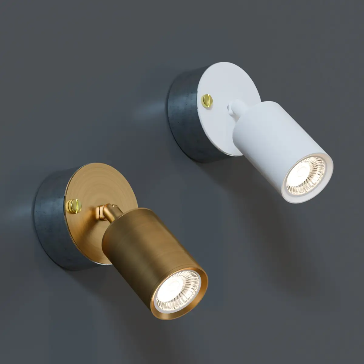 LEDSone Rotatable Metal Wall Spotlight GU10 Conduit Light Fixture ~ 5642 - Spotlight