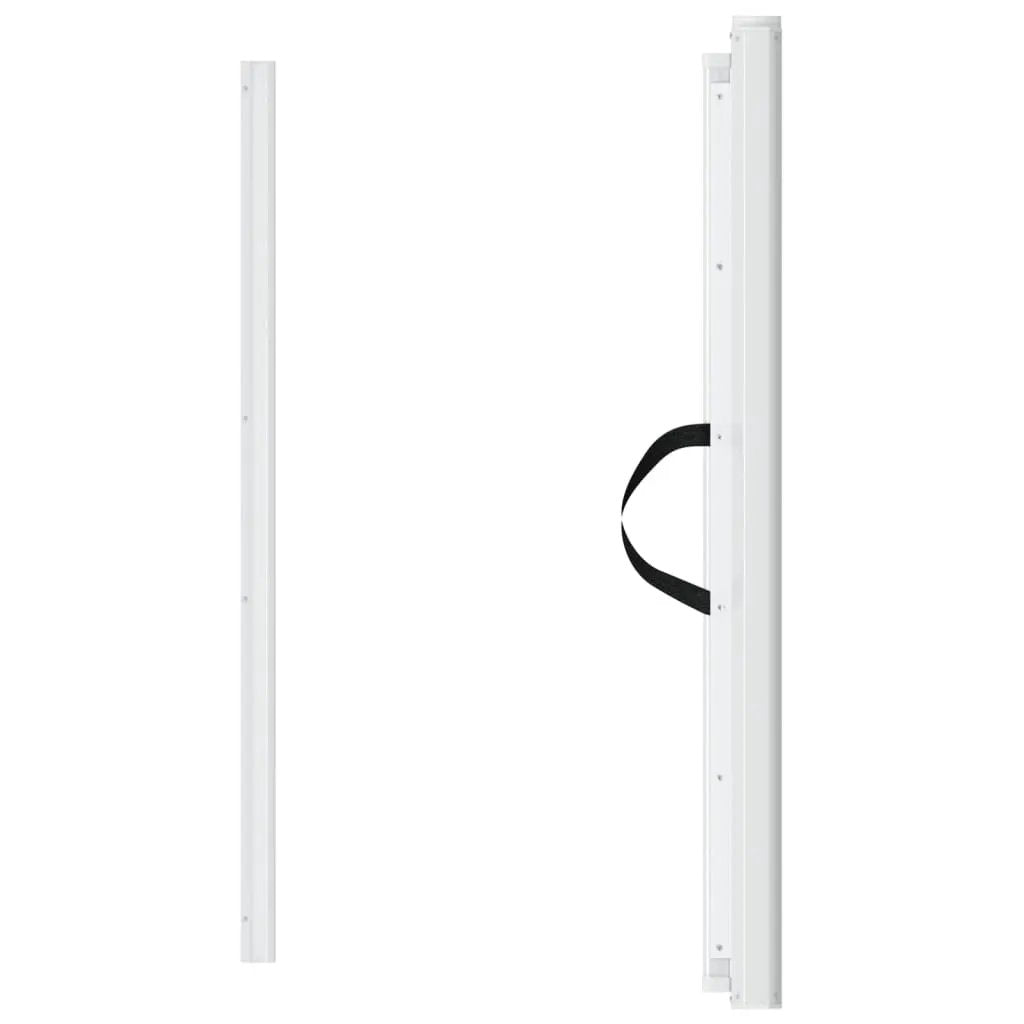 vidaXL Retractable Pet Gate White 82.5x125 cm - from vidaXL