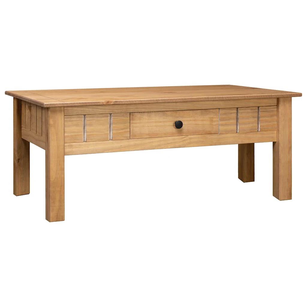 vidaXL VidaXL Coffee Table 100x60x43.5 cm Panama Range Solid Pine With Drawer For Living Room - Coffee Table