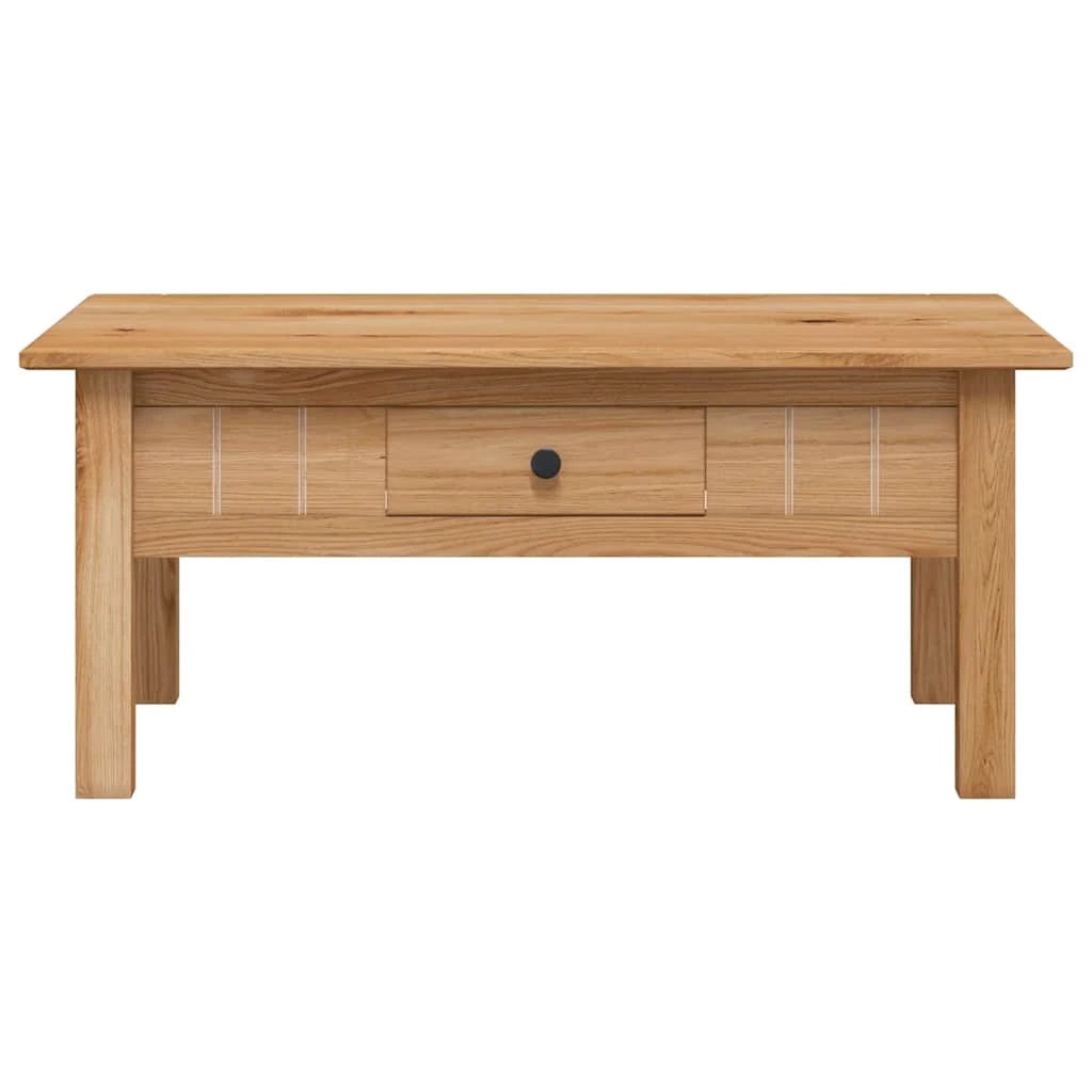 vidaXL VidaXL Coffee Table 100x60x43.5 cm Panama Range Solid Pine With Drawer For Living Room - Coffee Table