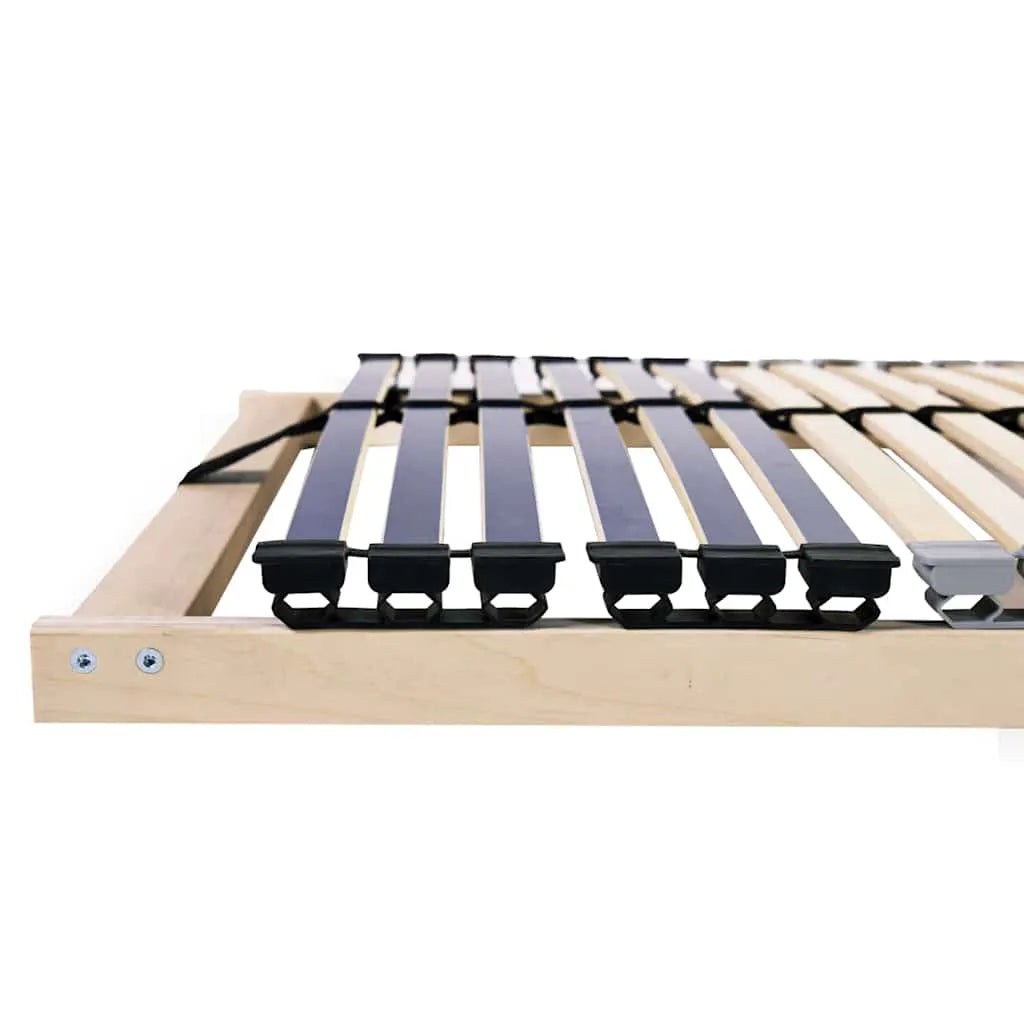 vidaXL Slatted Bed Base Brown 70 x 190 cm Solid Beech Wood - from vidaXL