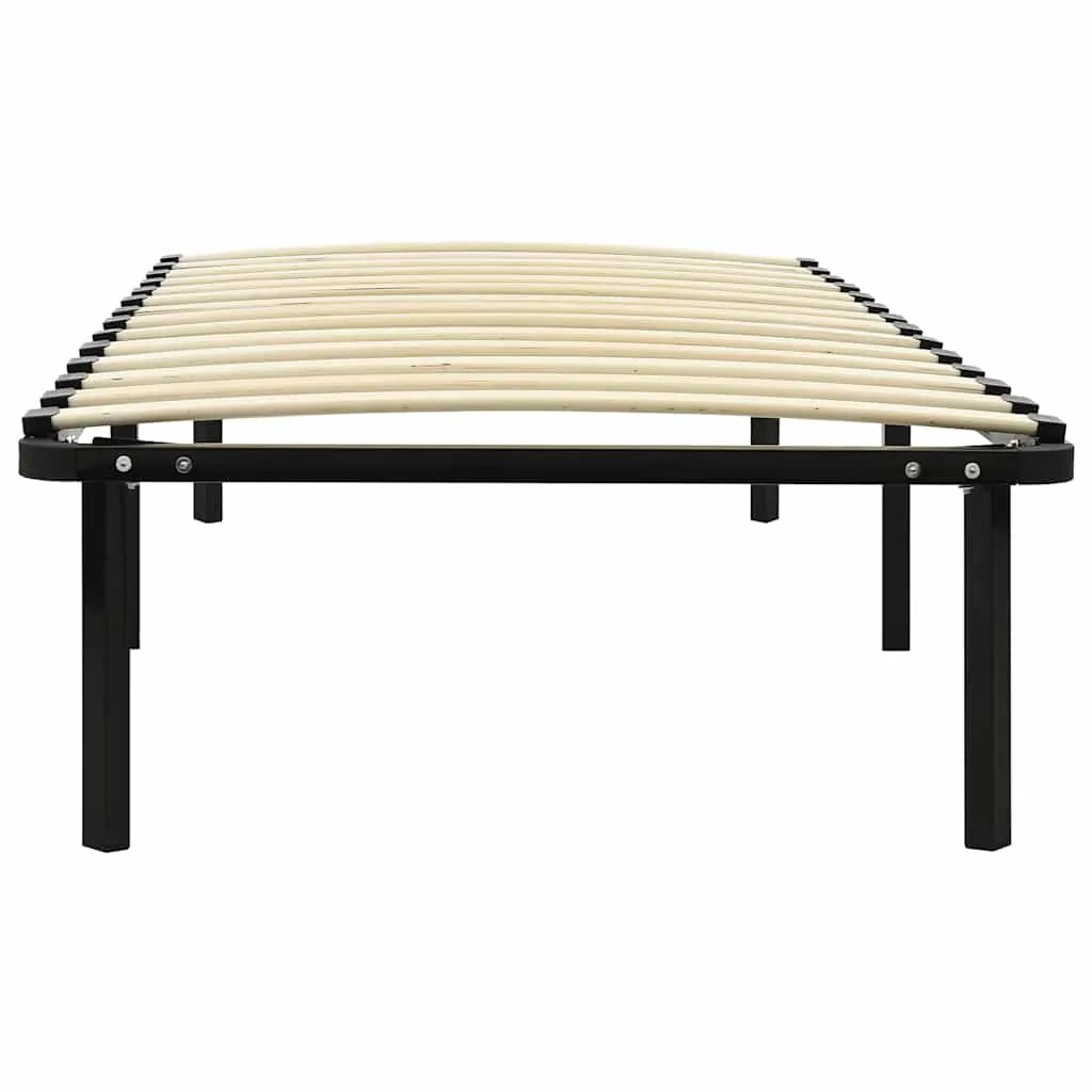 vidaXL Bed Frame | Black | Metal | Single | Durable | Bed Frame | Rectangular - from vidaXL