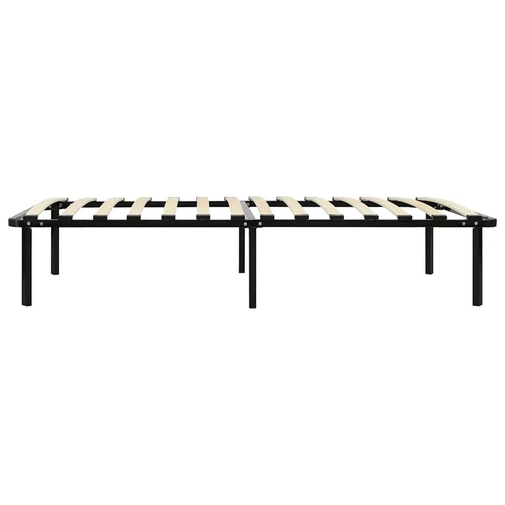 vidaXL Bed Frame | Black | Metal | Single | Durable | Bed Frame | Rectangular - from vidaXL