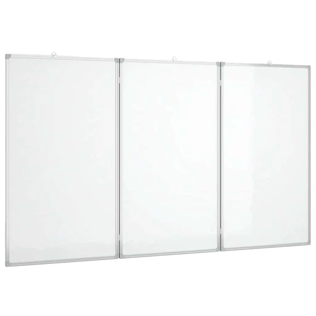 vidaXL vidaXL Magnetic Whiteboard Foldable 120x80x1.7 cm Aluminium - Whiteboard