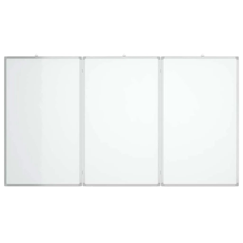 vidaXL vidaXL Magnetic Whiteboard Foldable 120x80x1.7 cm Aluminium - Whiteboard
