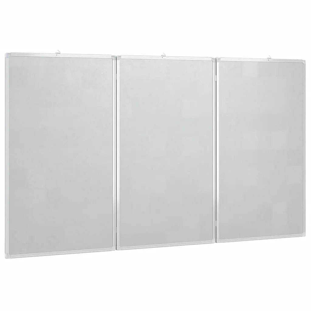 vidaXL vidaXL Magnetic Whiteboard Foldable 120x80x1.7 cm Aluminium - Whiteboard