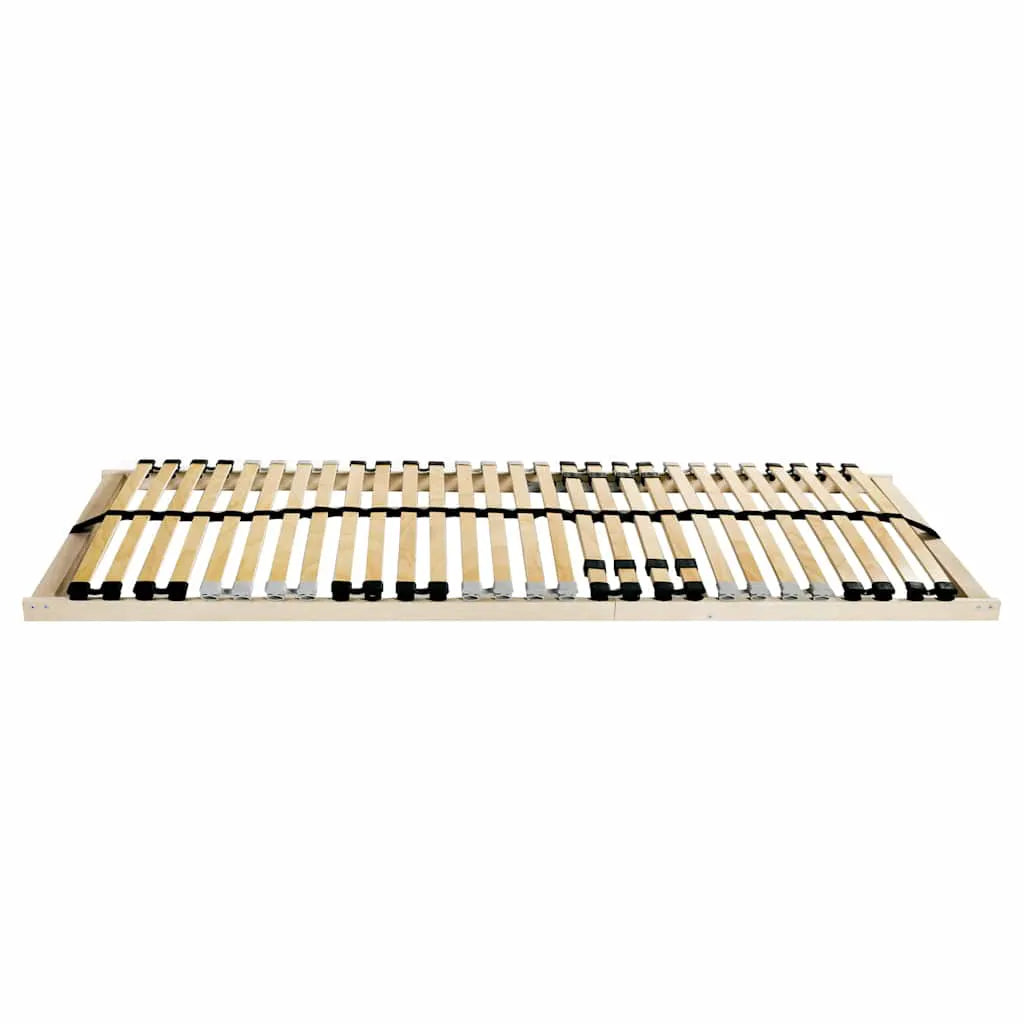 vidaXL Slatted Bed Base Brown 70 x 190 cm Solid Beech Wood - from vidaXL