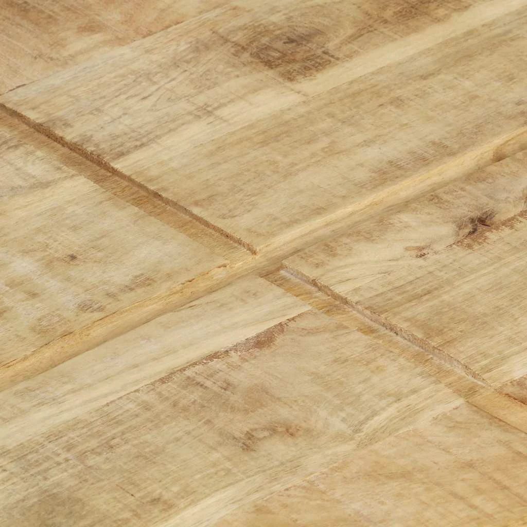 vidaXL VidaXL Coffee Table 80x80x28 cm Solid Mango Wood With Rustic Finish And Distinct Wood Grain For Living Room - Coffee Table