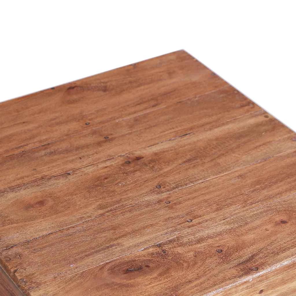vidaXL VidaXL Coffee Table 53x50x50 cm Solid Mahogany Wood Durable Craftsmanship For Living Room - Coffee Table