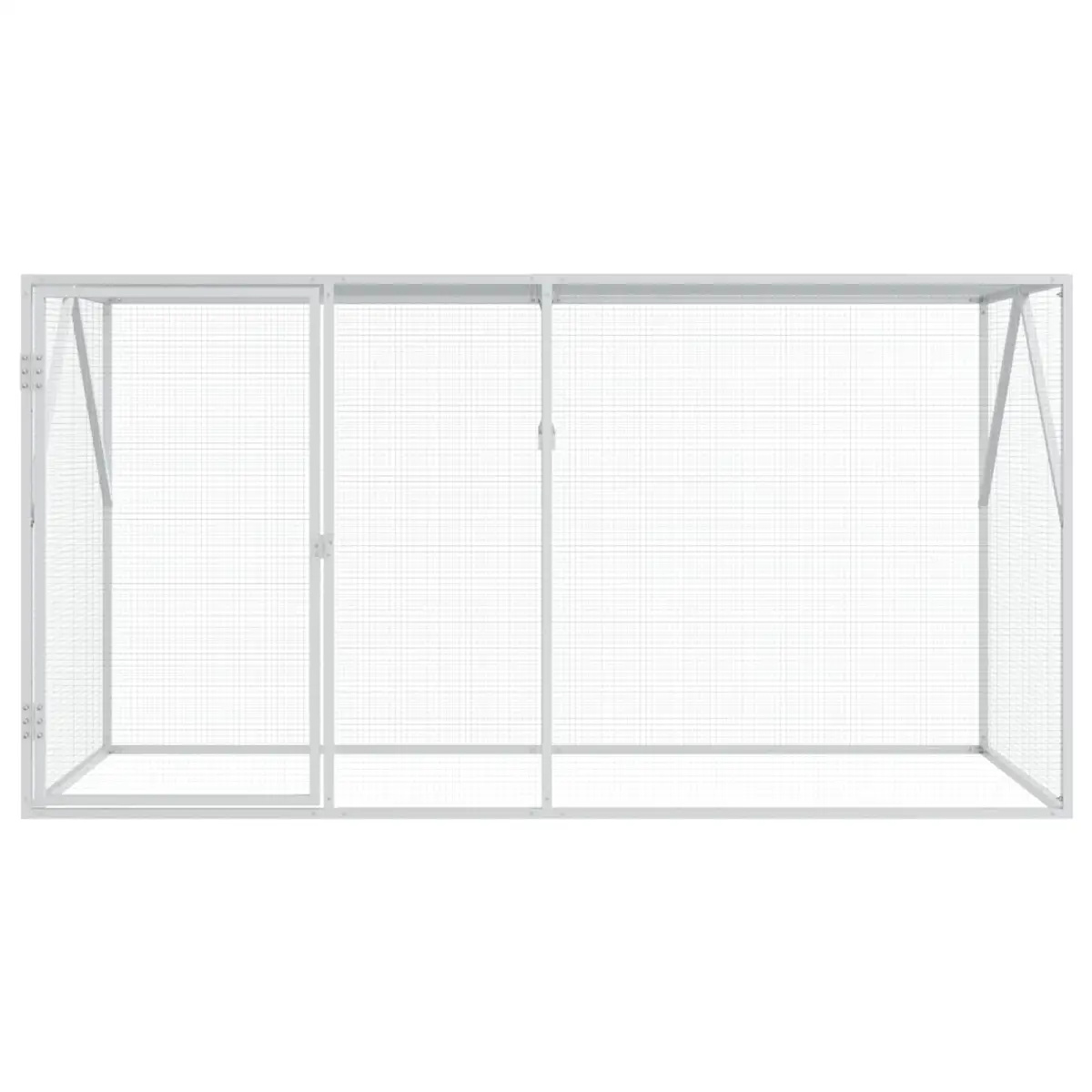 vidaXL vidaXL Bird Cage Anthracite 208 x 102 x 108 cm Galvanised Steel - Bird Cage