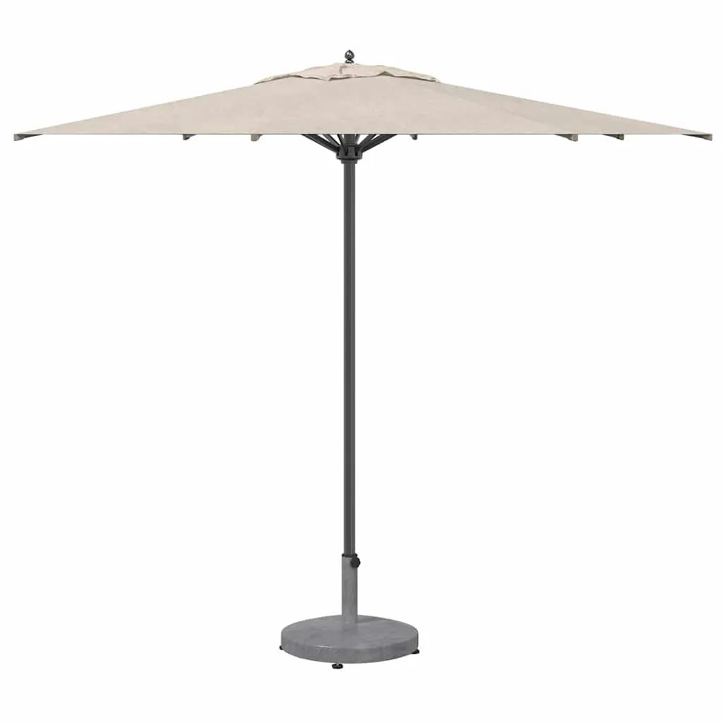 vidaXL vidaXL Parasol Base Dark Grey Wood look 48 x 48 x 32 cm - Parasol