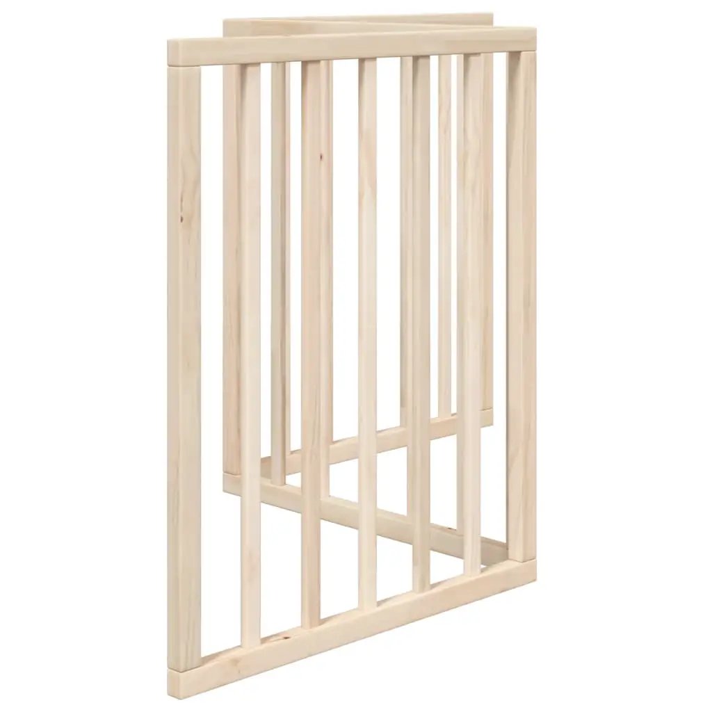 vidaXL Dog Gate Foldable 3 Panels 150 cm Poplar Wood - from vidaXL