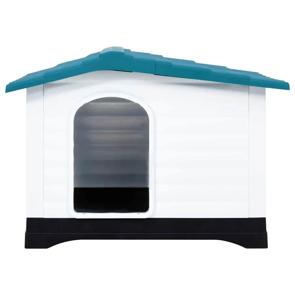 vidaXL Dog House Blue 90.5x68x66 cm Polypropylene - from vidaXL
