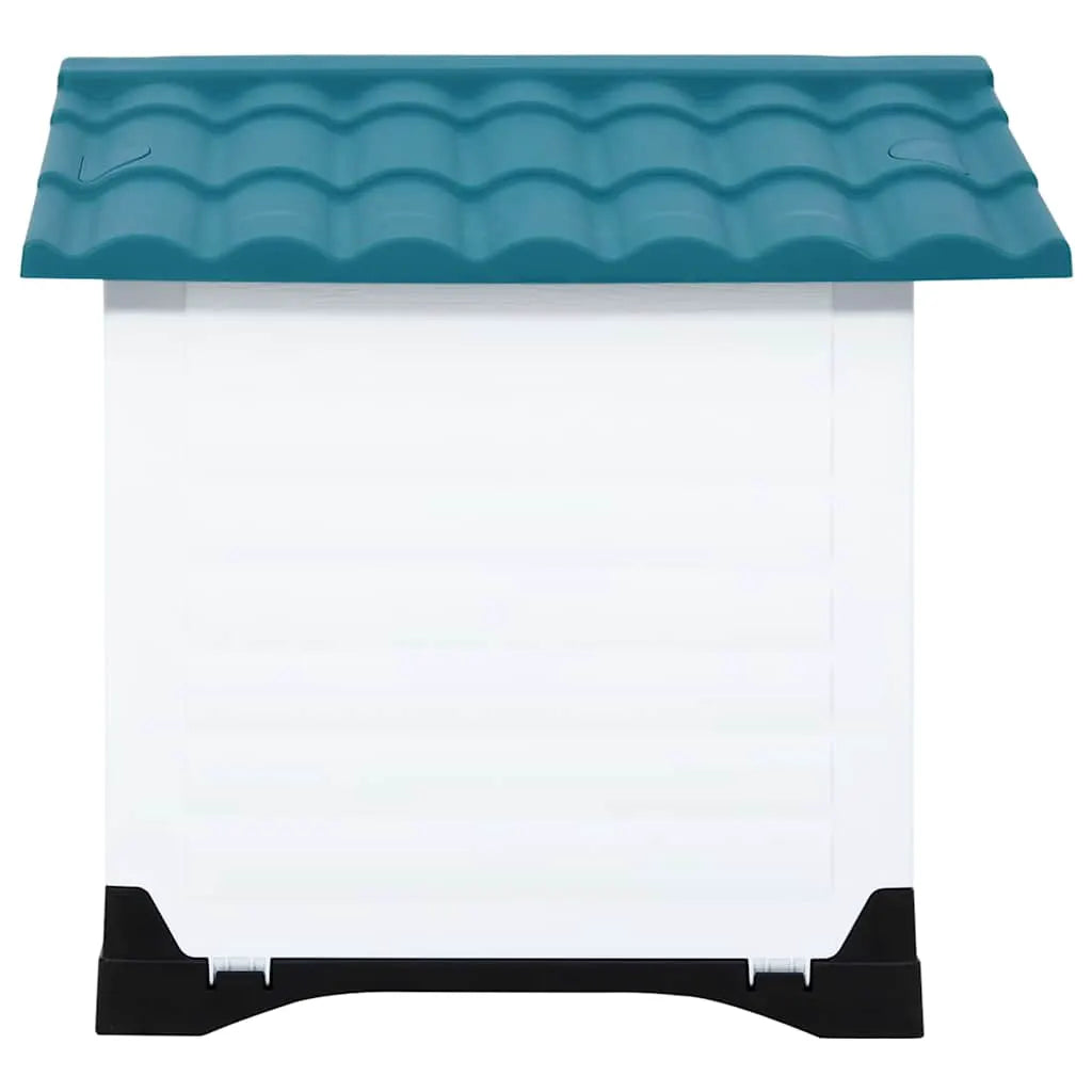 vidaXL Dog House Blue 90.5x68x66 cm Polypropylene - from vidaXL