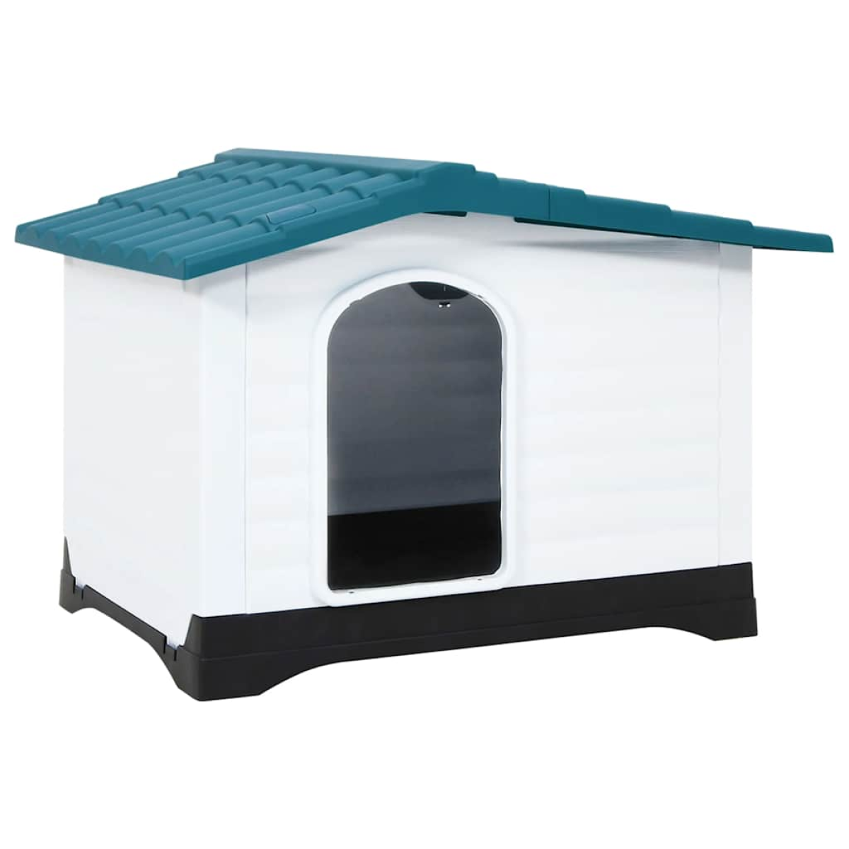vidaXL Dog House Blue 90.5x68x66 cm Polypropylene - from vidaXL