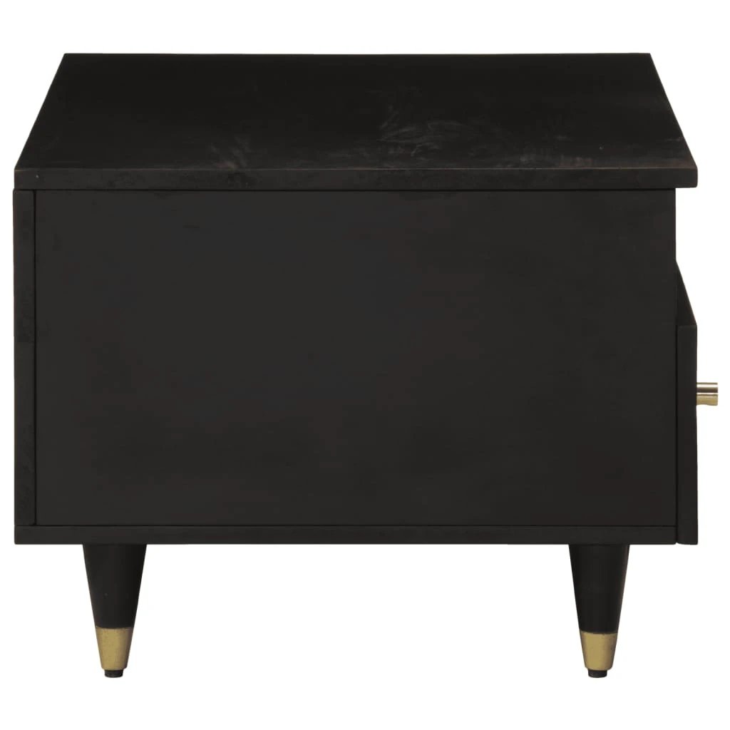 vidaXL Coffee Table 80x54x40 cm Solid Mango Wood With Storage Drawers Living Room by vidaXL