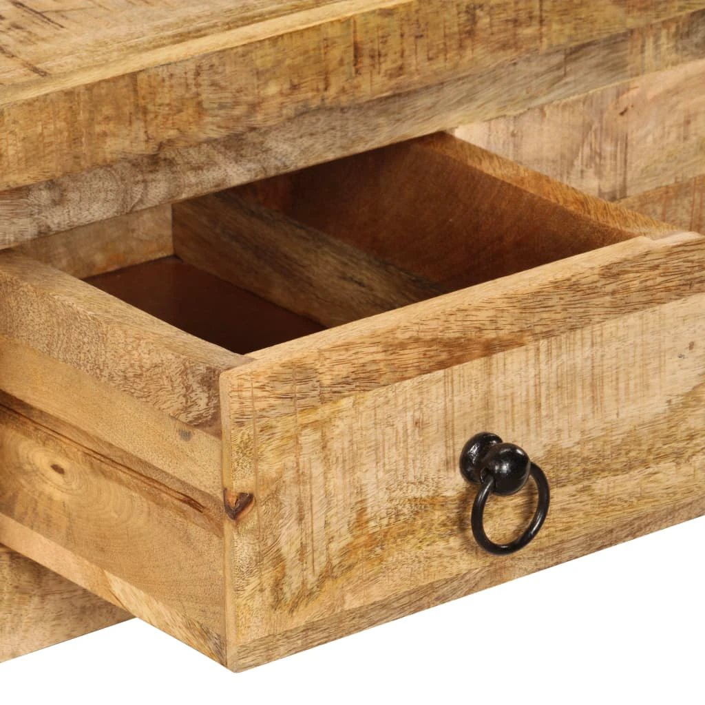 vidaXL Coffee Table 90x45x35 cm Solid Mango Wood Handmade Antique Style Living Room Decor by vidaXL