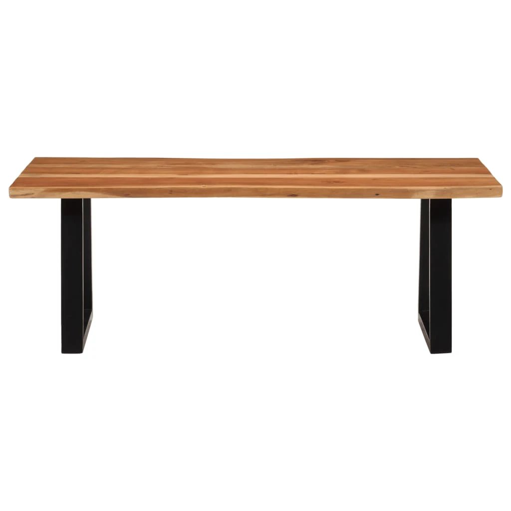 vidaXL vidaXL Live Edge Acacia Coffee Table 110x55x40 - Coffee Table