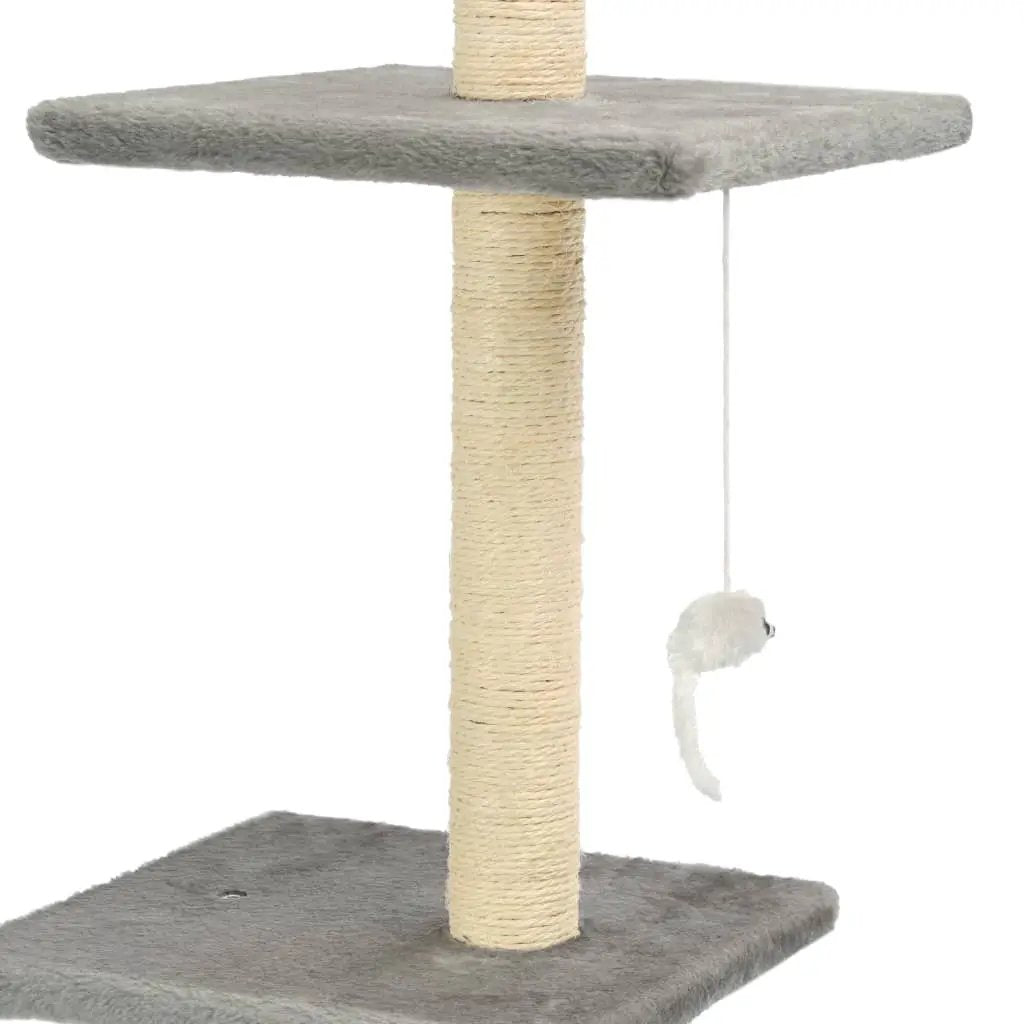 vidaXL vidaXL Cat Tree with Sisal Scratching Posts 260 cm Grey - Cat Tree