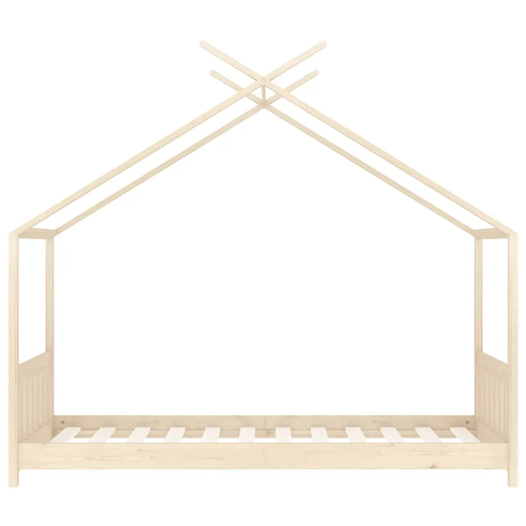 vidaXL Kids Bed Frame Solid Pine Wood 70x140 cm - from vidaXL