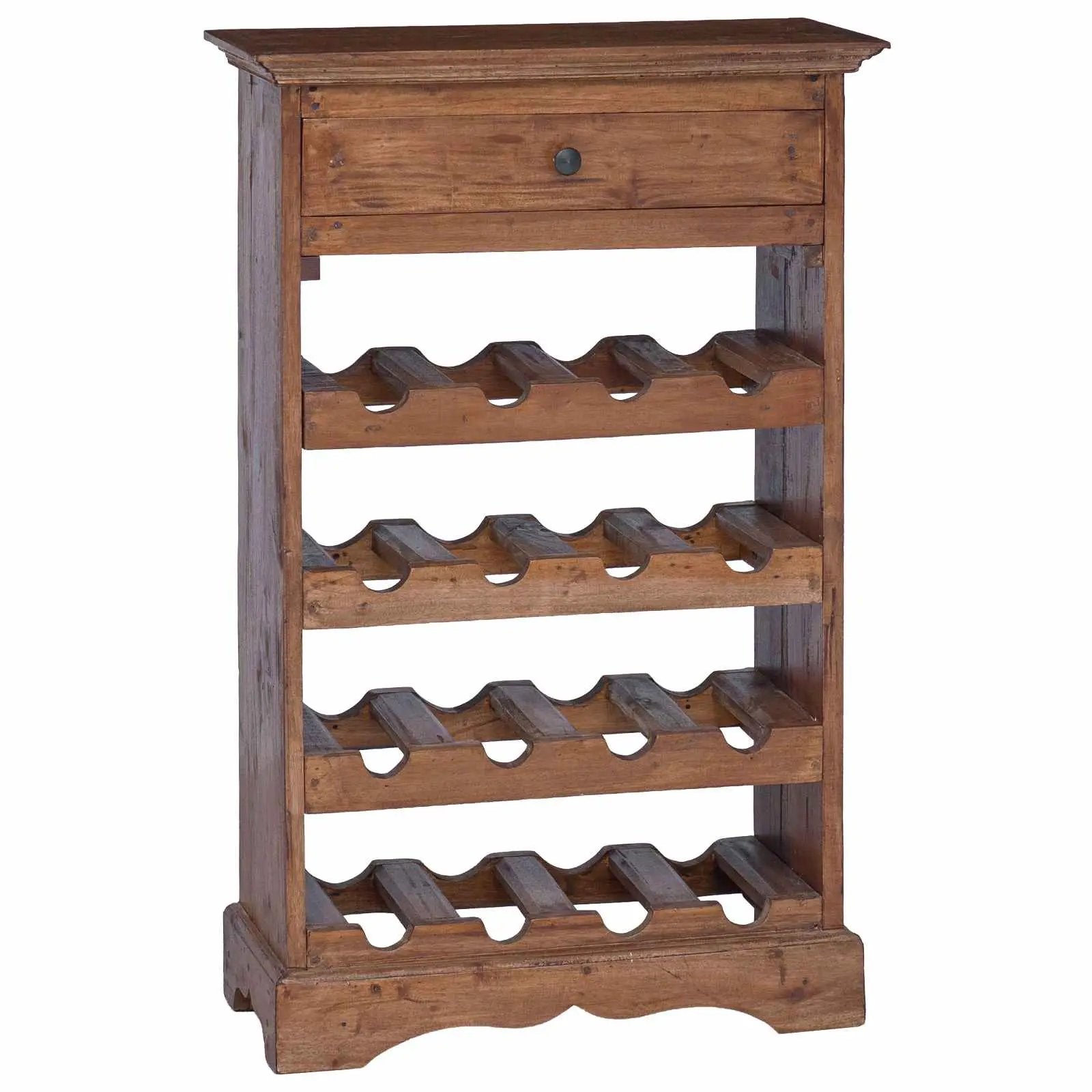 vidaXL vidaXL Wine Rack 55 x 23 x 85 cm Solid Mahogany Wood - Wine Rack