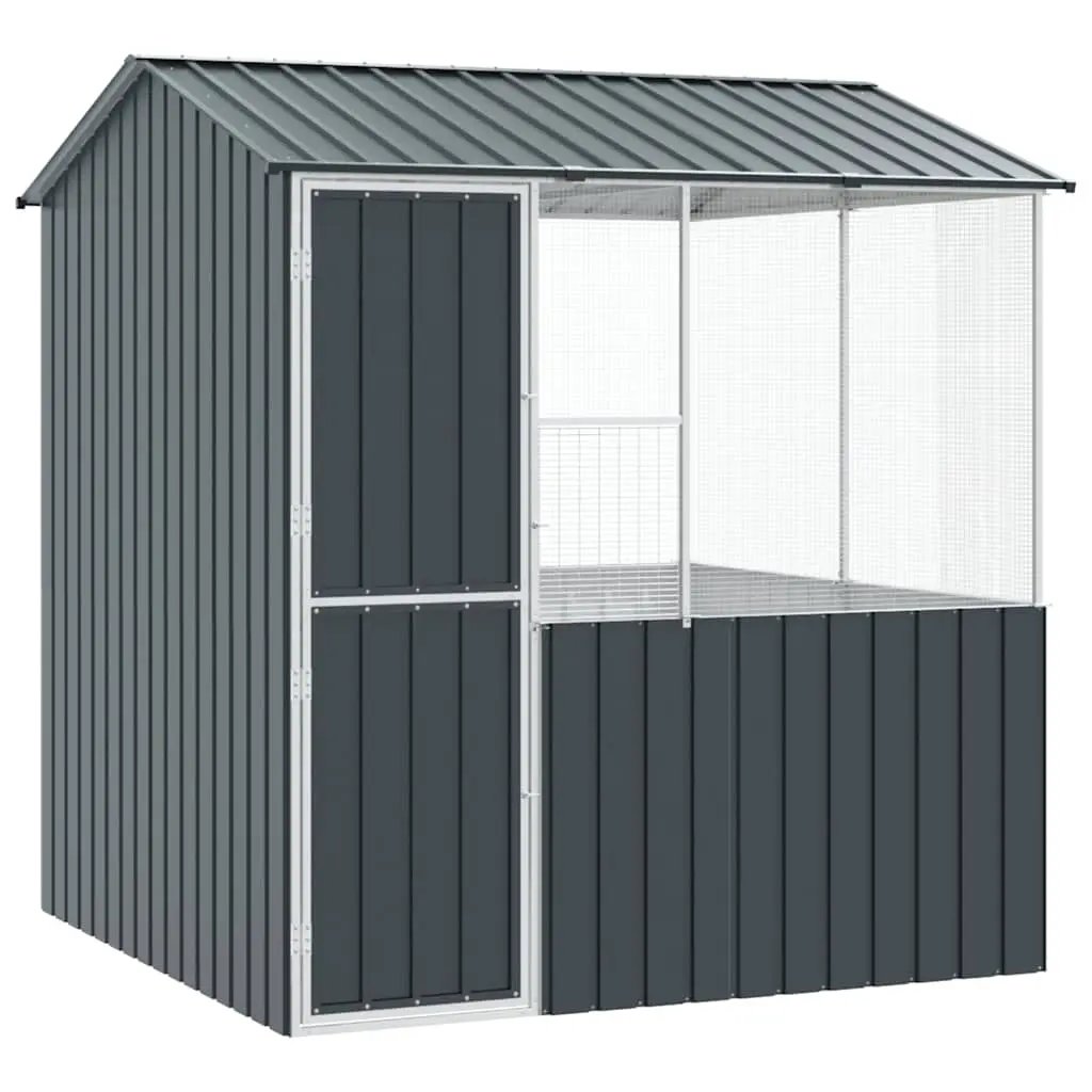 vidaXL vidaXL Bird Cage Anthracite 215 x 209 x 230 cm Galvanised Steel - Bird Cage