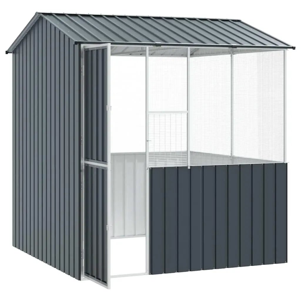 vidaXL vidaXL Bird Cage Anthracite 215 x 209 x 230 cm Galvanised Steel - Bird Cage