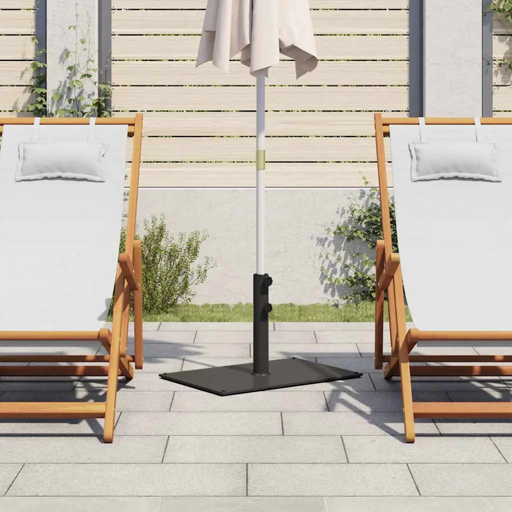 vidaXL vidaXL Parasol Base for Ø32/38/48 mm Poles 15 kg Rectangular - Parasol