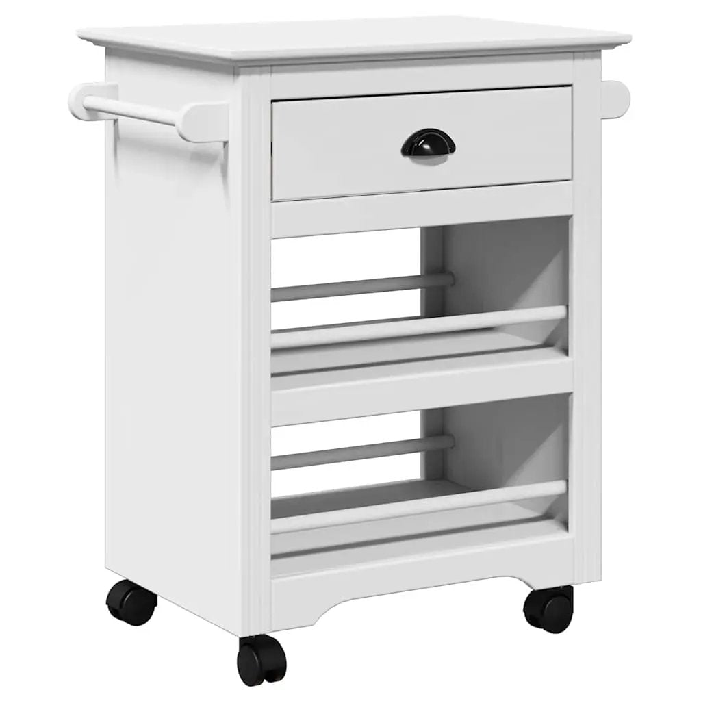 vidaXL Kitchen Trolley BODO White 67.5x45x80 cm - from vidaXL