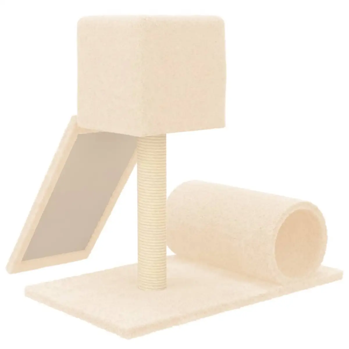 vidaXL vidaXL Cat Tree with Sisal Scratching Post Cream 59 cm - Cat Tree