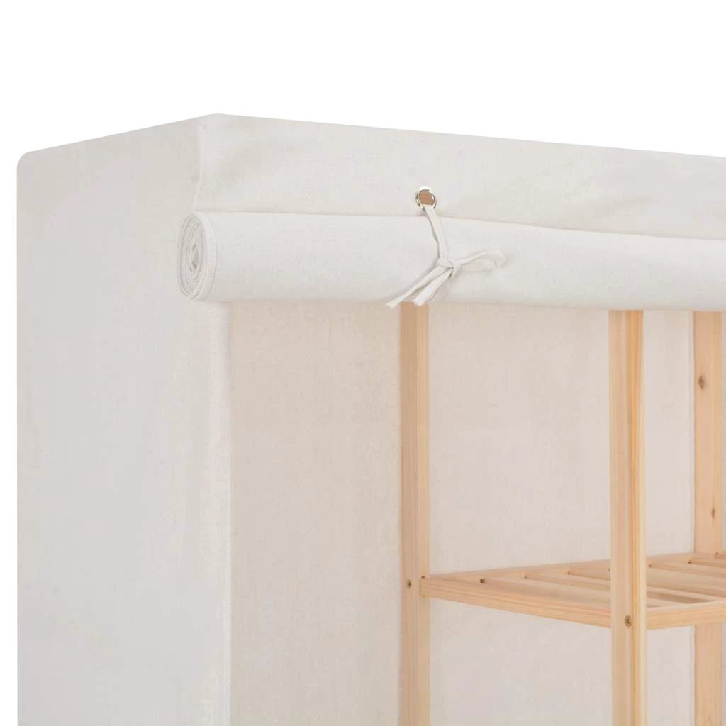 vidaXL vidaXL Wardrobe White 173x40x170 cm Fabric - Wardrobe