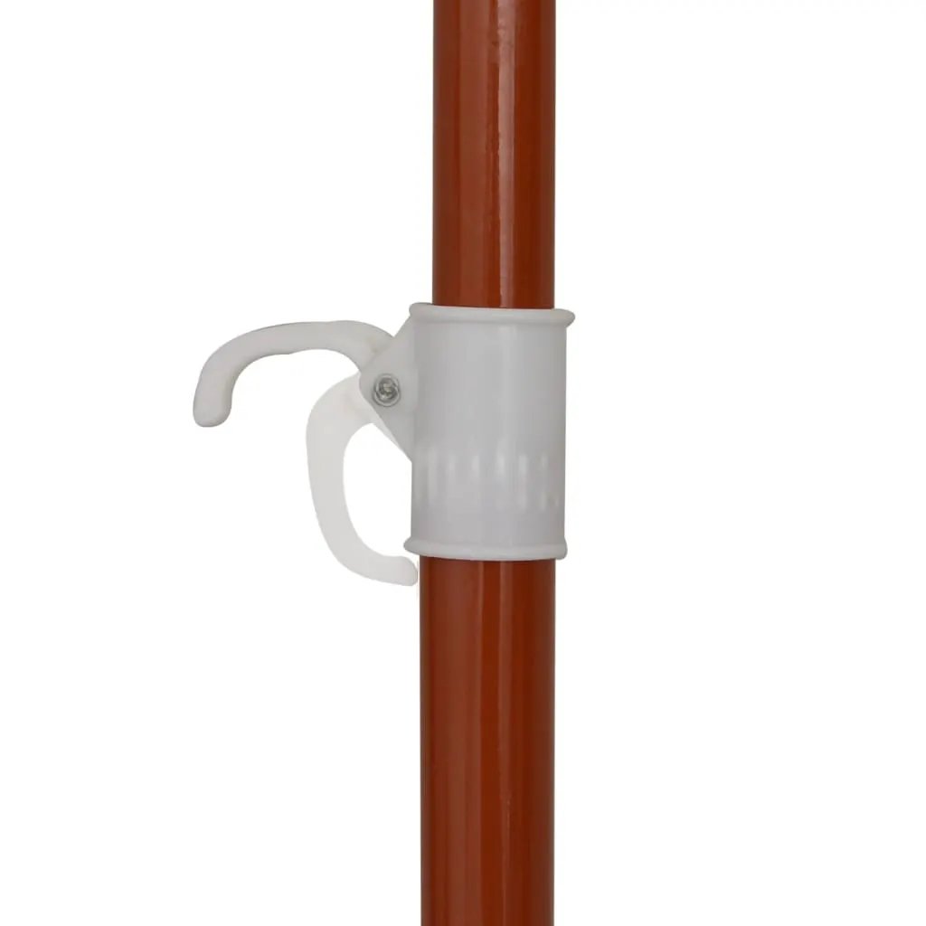 vidaXL vidaXL Garden Parasol with Steel Pole 180 cm Sand - Parasol