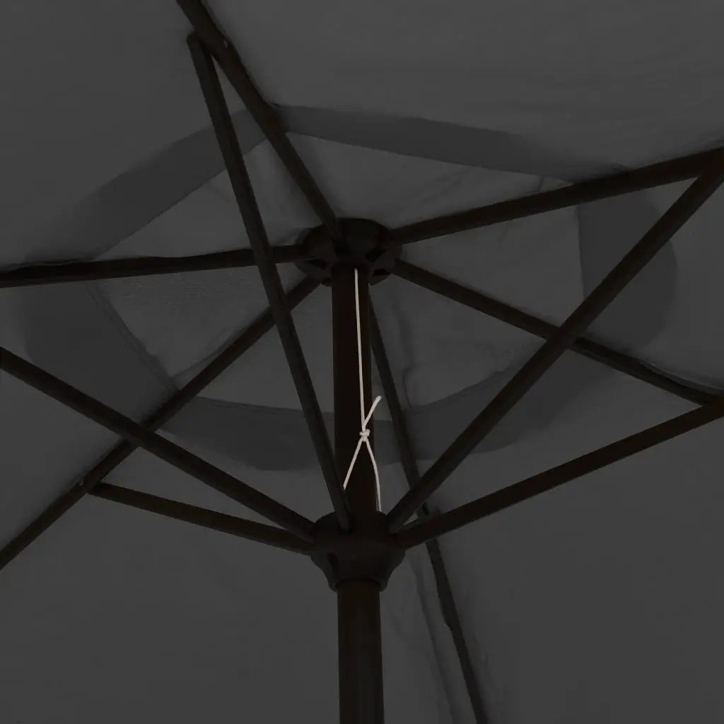 vidaXL vidaXL Garden Parasol with Metal Pole 300 cm Anthracite - Parasol