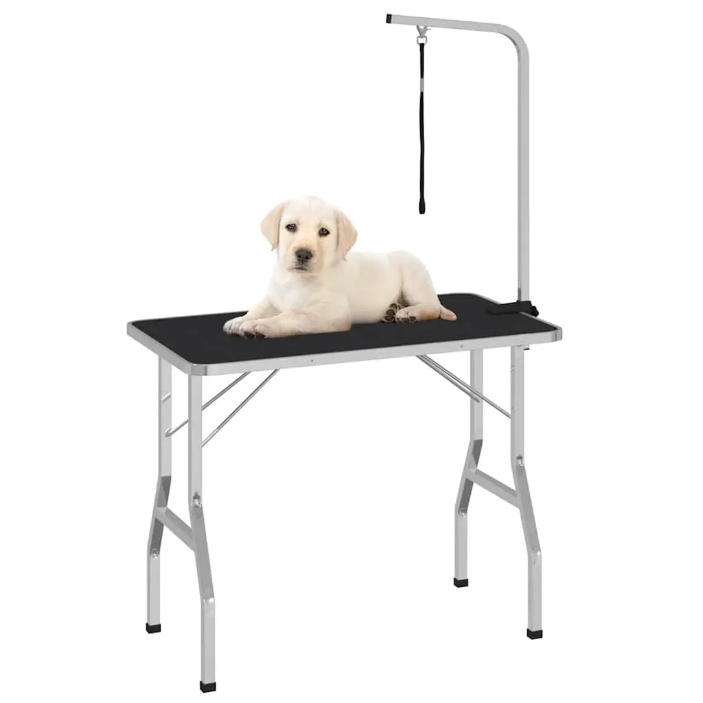 vidaXL Bath Grooming Table for Dogs Cats Pets Adjustable 1 Loop - from vidaXL