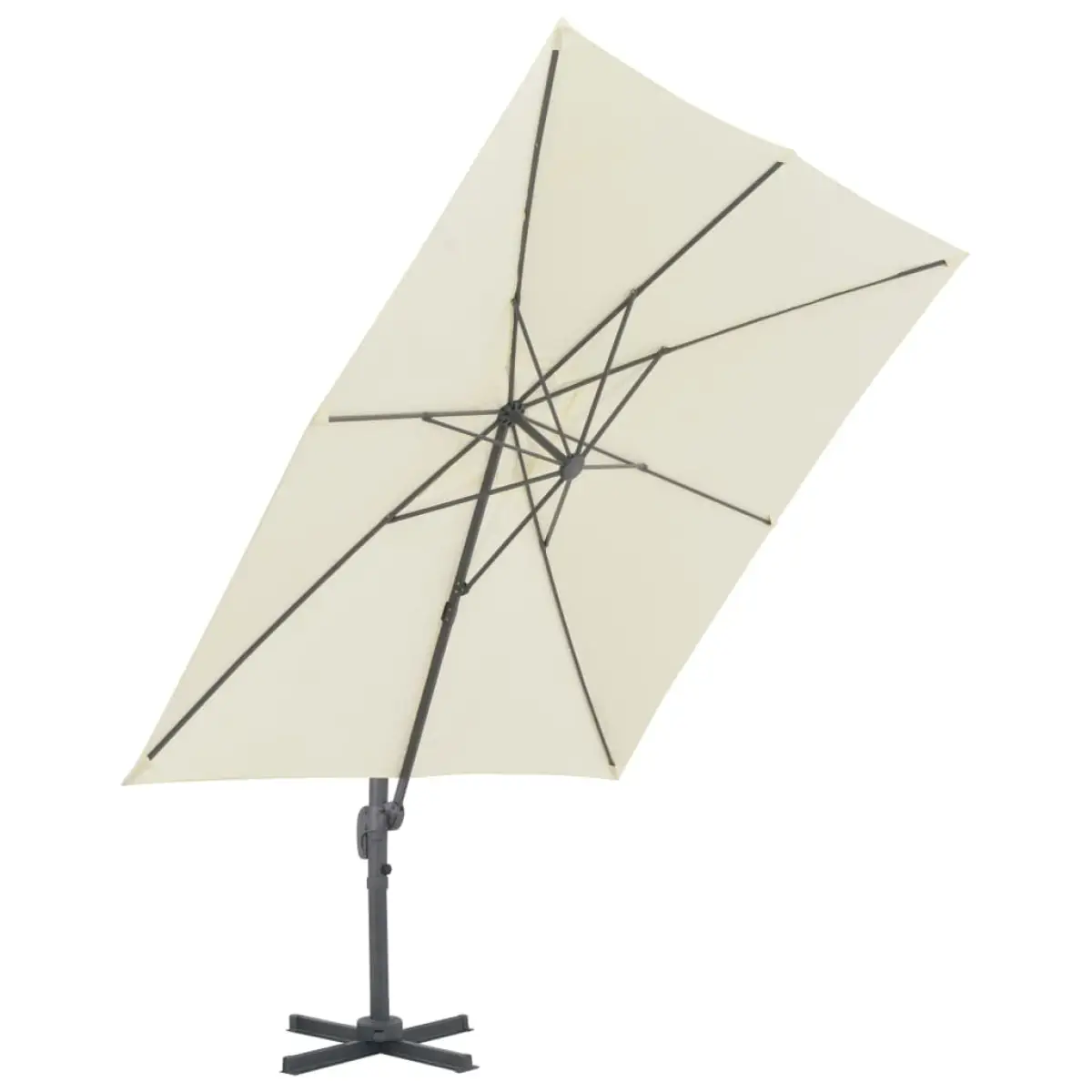 vidaXL vidaXL Garden Parasol with Portable Base Sand - Parasol