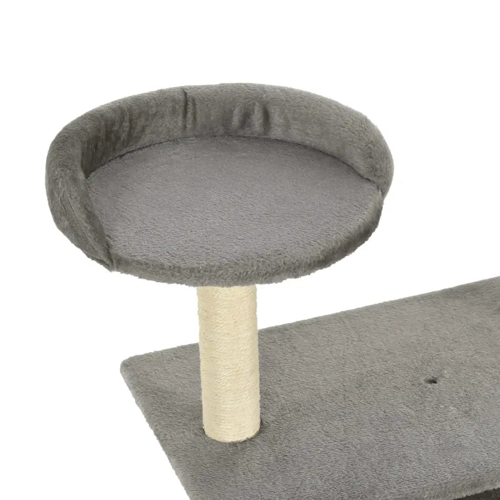 vidaXL vidaXL Cat Tree with Sisal Scratching Posts 95 cm Grey - Cat Tree
