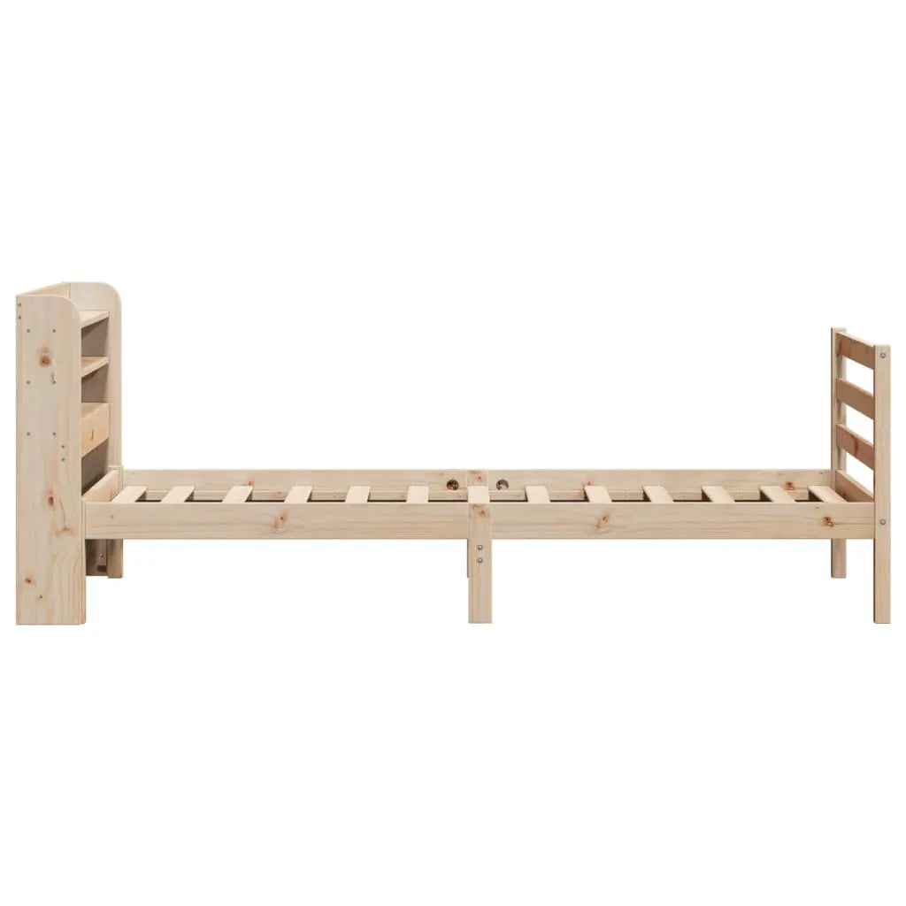 vidaXL Bed Frame with Headboard without Mattress 100x200 cm - from vidaXL