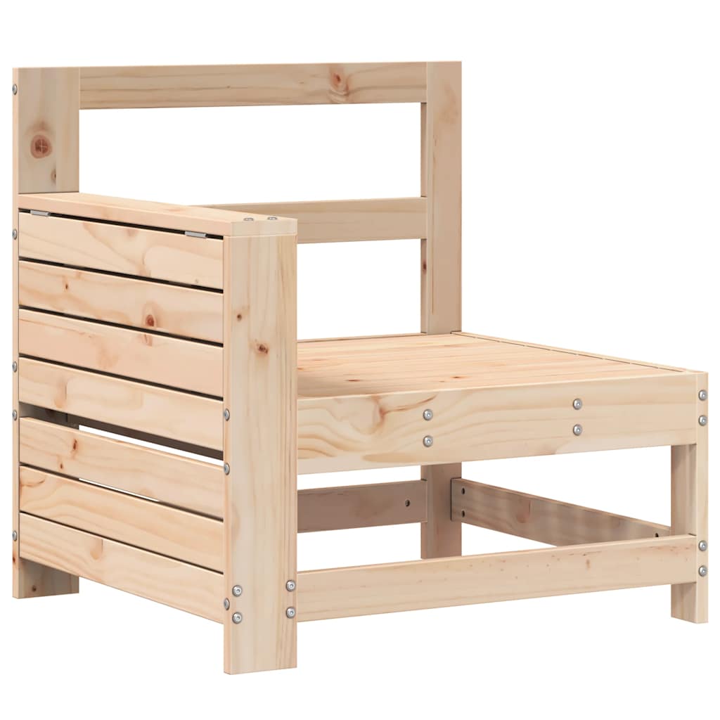 vidaXL vidaXL Garden Sofa | Natural Pine | Solid Pine Wood | Standard | Foldable - Garden Sofa Sets