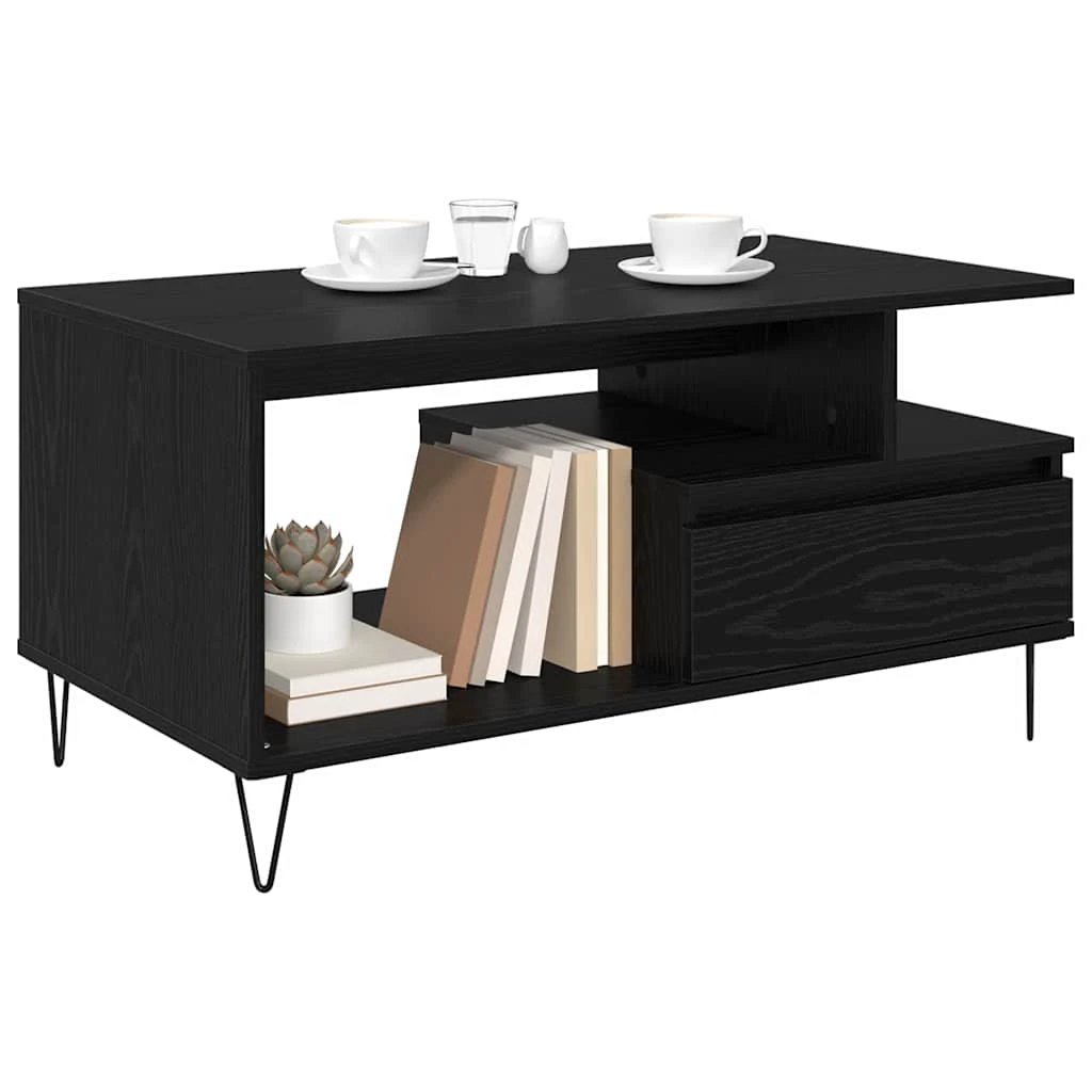VidaXL Coffee Table 90x49x45 Oak Engineered Wood by vidaXL