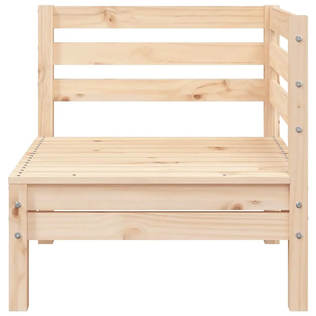 vidaXL vidaXL Garden Sofa | Natural Pine | Solid Pine Wood | Modular | Garden Sofa - Garden Sofa Sets